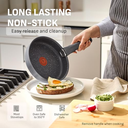 Ingenio Essentials Cookware Set with Detachable (Gray / 11-Piece)