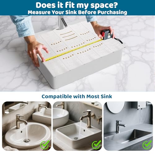 Foldable Silicone Bathroom Sink Cover & Makeup Mat