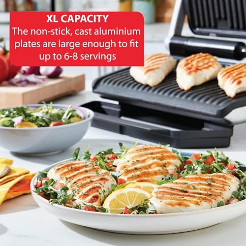 OptiGrill Stainless Steel XL Electric Grill (OptiGrill XL / Up to 6 Servings)