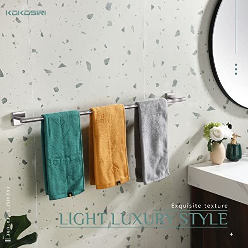 Towel Holder Bathroom Accessory Towel Bar for Bath Kitchen Towels Rail 36 Inch Brushed Nickel Stainless Steel B4005BR (Brushed Nickel / 36-Inch)