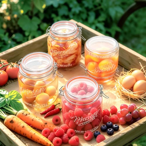 64 oz Mason Jars with Lids