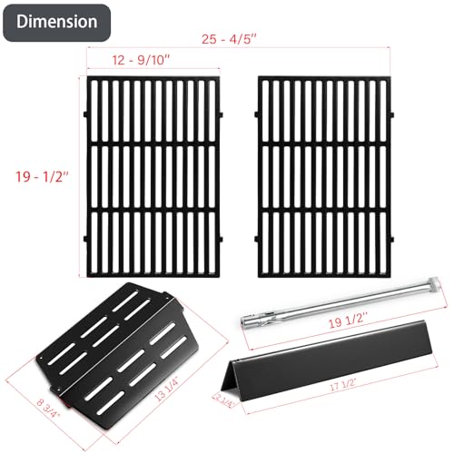 Genesis E 330 4 Burner 62752 7524 Grates 7620 7621 Flavorizer Bars 65505 Heat Deflectors Replacement Parts for Weber Genesis Grill Parts 300 Series E