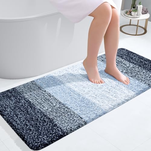 Bathroom Runner Rug 47x20 (47" X 20" / Navy Blue)