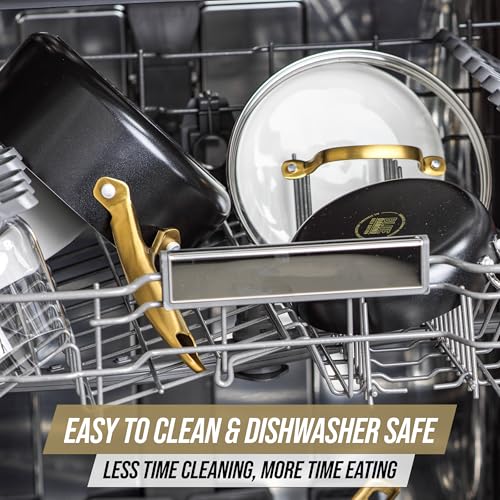 Gold 12 Piece Cookware Set