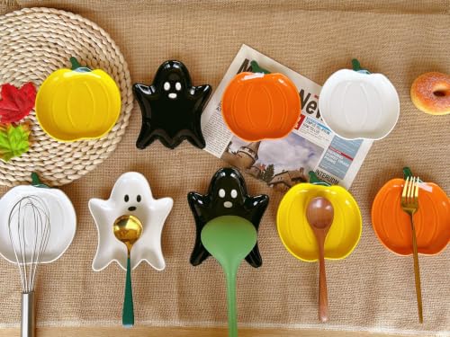 Ceramic Spoon Rest for Stove Top (Yellow)