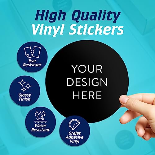 Custom Vinyl Stickers Your Image (5 Count)