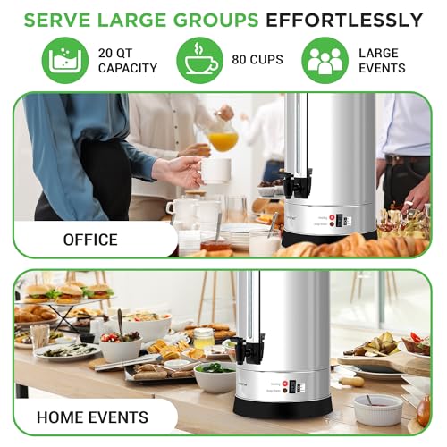 Water Boiler and Hot Water Dispenser (20.1 Quarts)