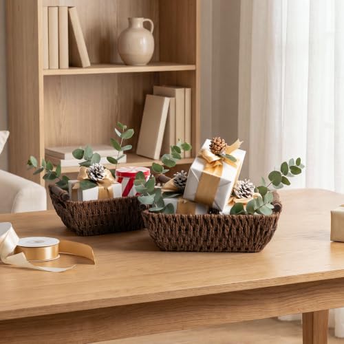 Small Baskets for Organizing (Dark Brown / Small)