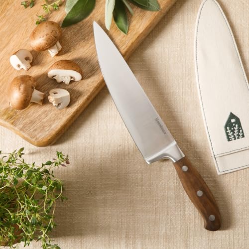 8 Inch German Steel Chef's Knife W (Walnut Wood)