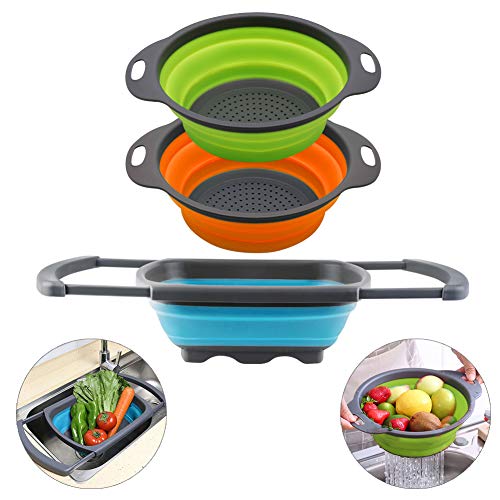 Collapsible Colander Set of 3