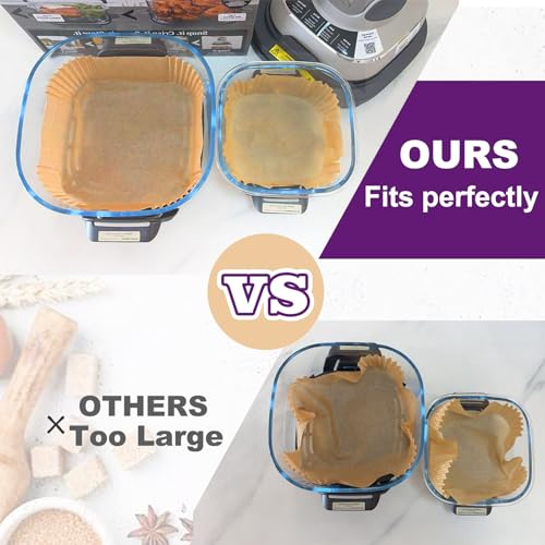 Air Fryer Liners Disposable for Ninja Crispi (4 QT & 6 Cup 260 pcs)