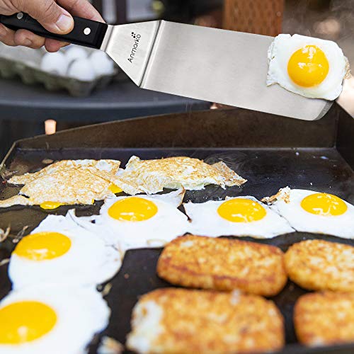 Metal Spatula Stainless Steel Scraper (ABS plastic handle set)