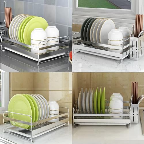 Stainless Steel Dish Racks for Kitchen Counter