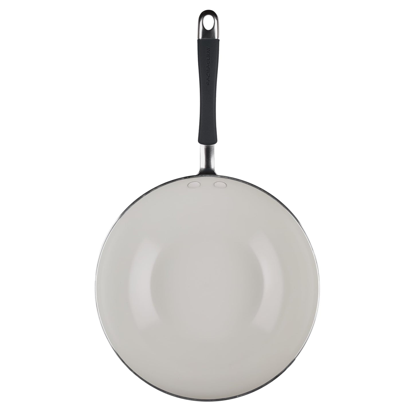 Cucina Ceramic Nonstick Stir Fry Pan and Lid (Wok (11") / Peppercorn)