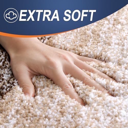 Bathroom Runner Rug 47x17 (47" X 17" / Light Brown)