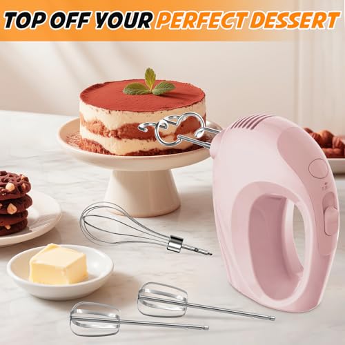 Handmixer Electric Handheld (Pink)