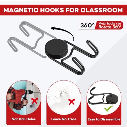Magnetic Hooks for Cruise Cabins 50Lbs+ Heavy Duty Magnet Hook