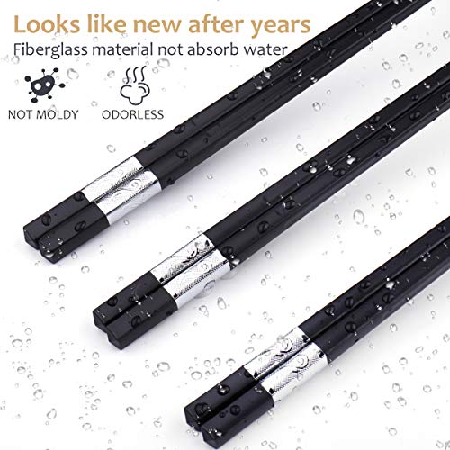 Fiberglass Chopsticks (Silver-10 Pairs)