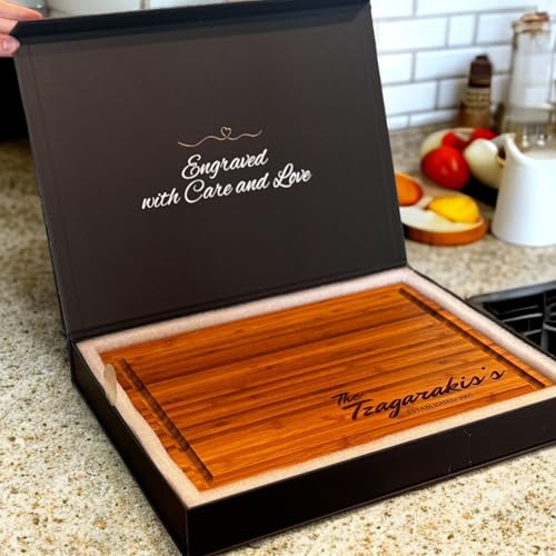 Handmade Personalized Cutting Board (Last Name Engraving)