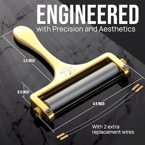 Cheese Slicer With Adjustable Thickness (Gold)