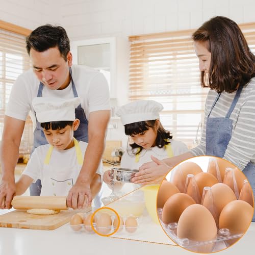 40PCS Plastic Egg Cartons 18 Count (40 Count)