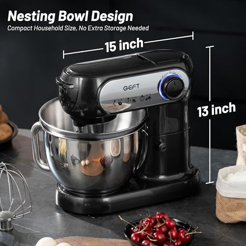 Stand Mixer 3.5QT&6QT Bowls Mixers Kitchen Electric Stand Mixer Black