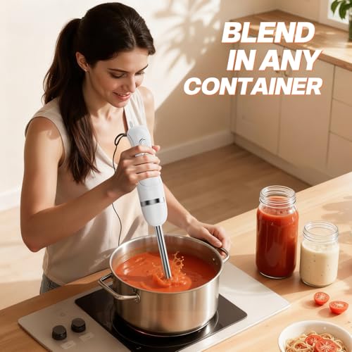 Immersion Blender Corded 400W (White / single)