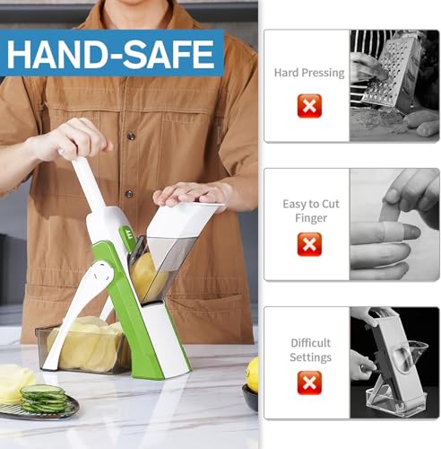 Safe Mandoline Slicer for Kitchen