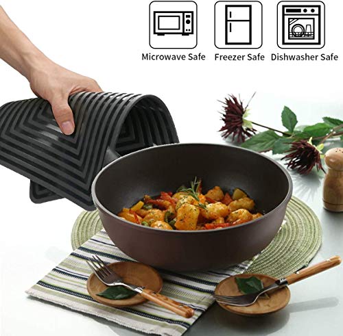 Large Silicone Trivet Mats for Hot Dishes (2 Count)