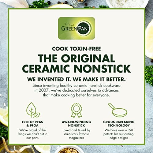 Chatham Prime Midnight Hard Anodized Healthy Ceramic Nonstick (10" and 12" Frying Pan Skillet Set)