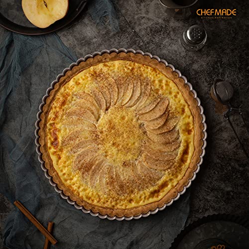 11 Inch Round Tart Pan with Removable Loose Bottom (11" with Removable Bottom)
