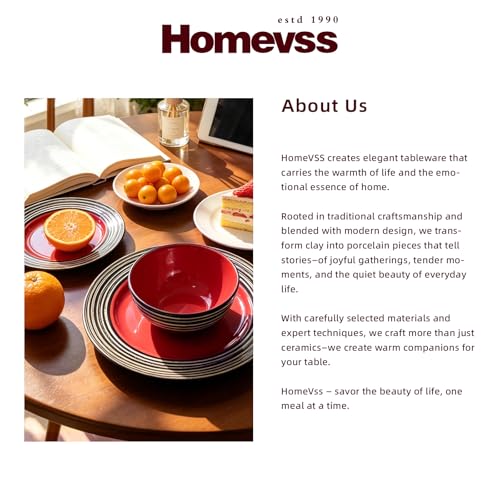 HomeVss 16 Piece Dinnerware Set