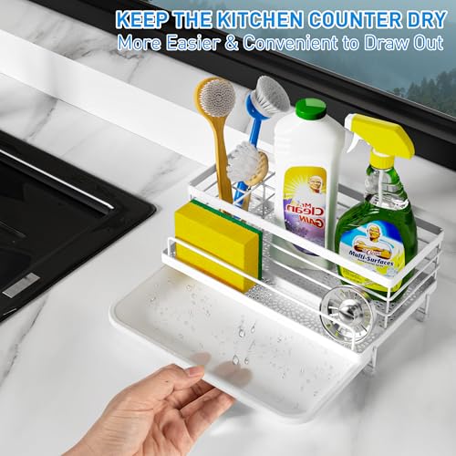 Sponge Holder for Kitchen (White)