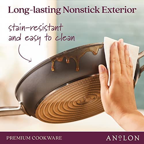 Accolade Forged Hard Anodized Nonstick Deep Frying Pan (Skillet (12"))