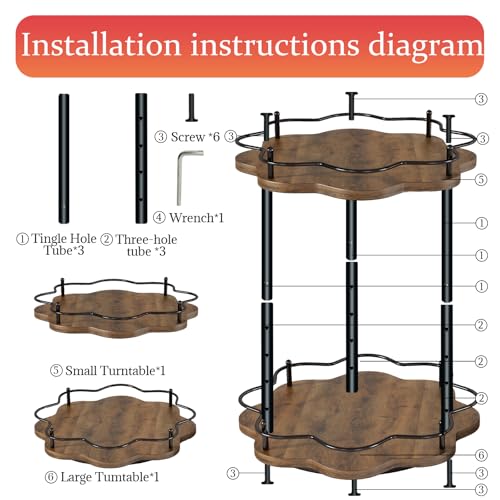 2 Tier Lazy Susan Organizer