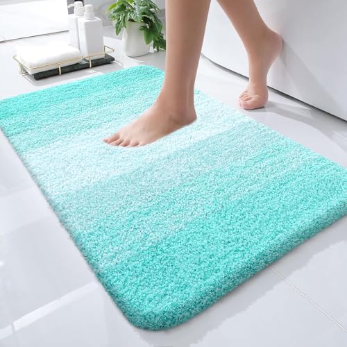 Small Bathroom Rugs 24x16 (24" X 16" / Teal)