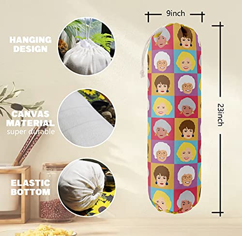 Golden Girls Grocery Bags Holder Organizer For Shopping Bags (The Bag Bag08)