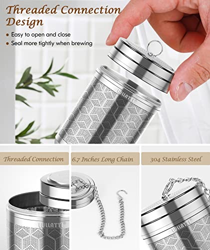 1 Pack Large Tea Infuser 304 Steel Fine Mesh for Teapots & Mugs (Large-Cube / 1 Pack)