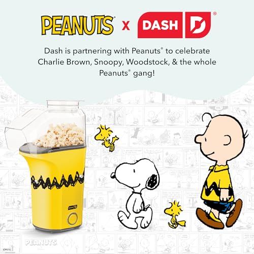 Peanuts x Dash Fresh Pop Popcorn Maker (Peanuts (Yellow & Black) / 16 cups)