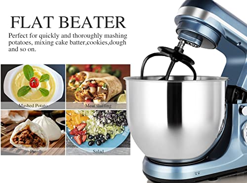Professional Stand Mixer (Silver Blue)