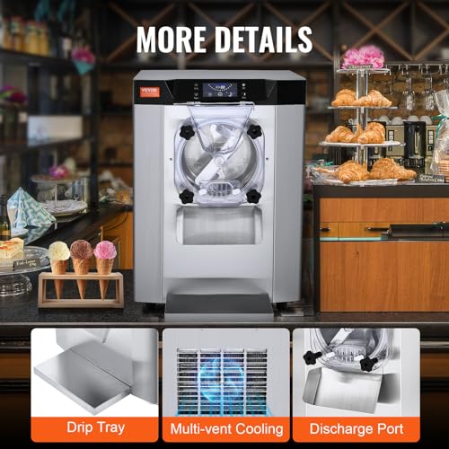 Commercial Ice Cream Machine (Countertop 1 Flavor Hard Serve 1713W)