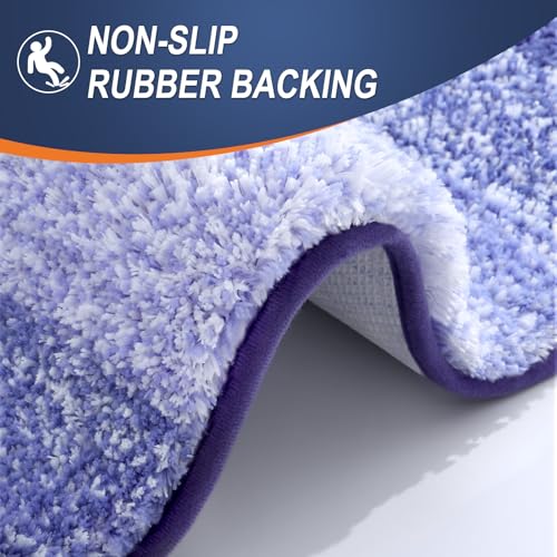 Bathroom Runner Rug 47x24 (47" X 24" / Blue-violet)