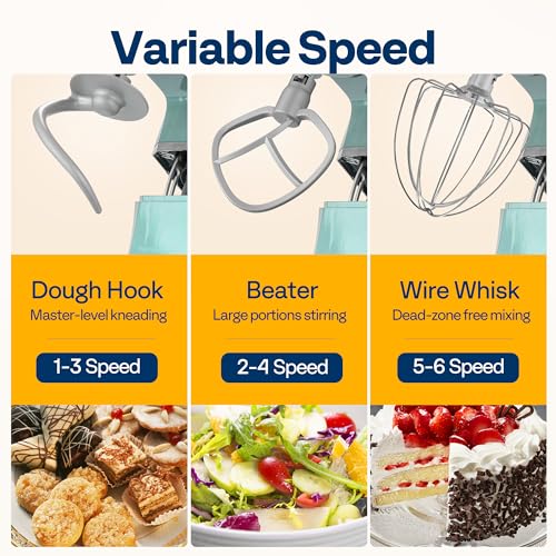 9-in-1 Stand Mixer with Fermentation & Timer, 7.5-Quart, Blue (9-in-1 / Blue)