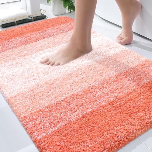 Bathroom Rugs Mat 36x24 (36" X 24" / Coral)