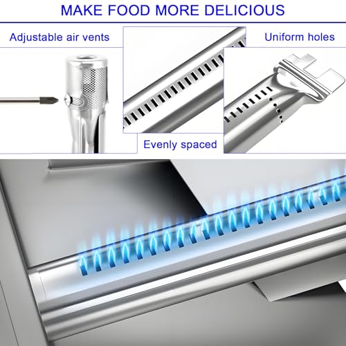 Genesis Grill Parts for Weber E310 E320 E330 EP310 EP320 EP330 (Silvery-Repair Set)