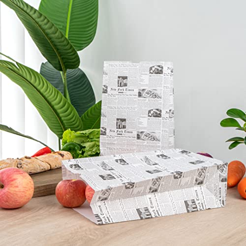 Bag Tek 12 Lb Disposable Lunch Bags (12 lb / Newsprint)
