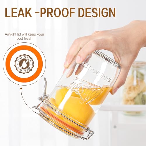24oz Wide Mouth Mason Jars (24oz 4pack)
