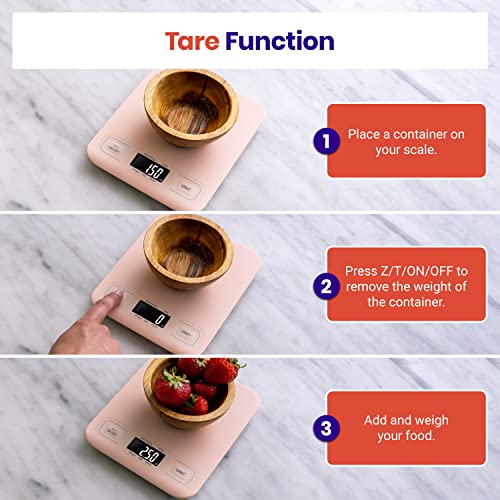 Food Kitchen Scale (Pink)