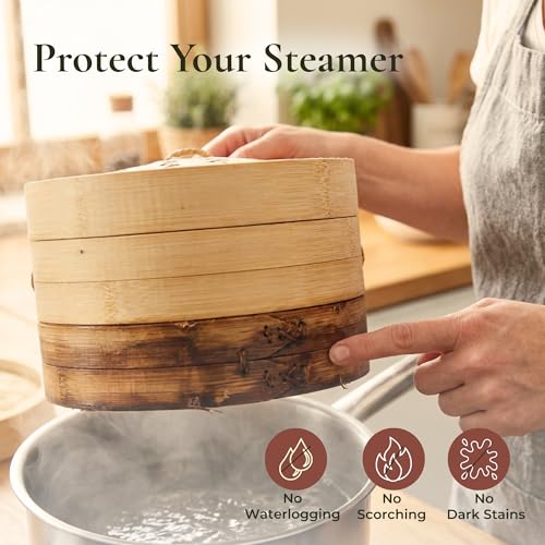 Stainless Steel Steamer Ring for Bamboo Steamer Basket 12
