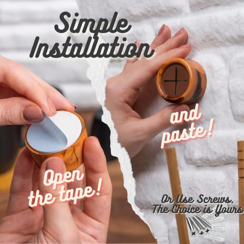 Towel Hooks 8 Pack Eco (8 Pack / Orange Sunset)